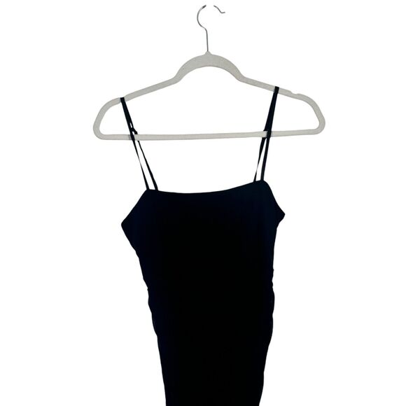 Showpo Coming For You Dress Black Mesh Midi Cocktail Party NWT Womens UK 10 US 6 - Picture 3 of 7